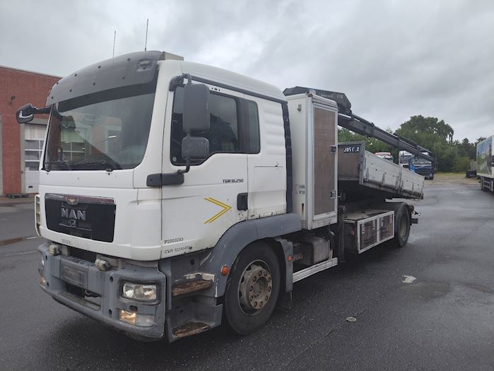 MAN TGM 18.250 KRAN/ KIPPER, Crane